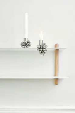 Nivo Vägghylla F, Svart Ask / Svart