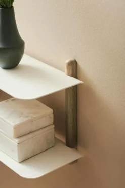 Nivo Vägghylla F, Svart Ask / Svart