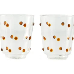 Nob Tumblerglas 2-pack, Amber