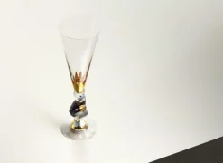 Orrefors Dricksglas-Nobel The Sparkling Devil Champagneglas 19 cl, Blå