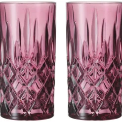 Nachtmann Highballglas & Longdrinkglas-Noblesse Longdrinkglas 37 cl 2-pack, Rose