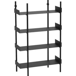 Nobuko Bokhylla 7 Hyllplan, Vit