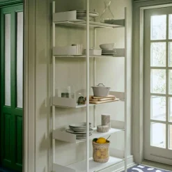 Nobuko Bokhylla 7 Hyllplan, Vit