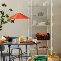 Nobuko Bokhylla 7 Hyllplan, Vit