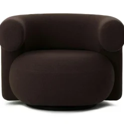 Normann Copenhagen Fåtöljer-- Burra lounge chair with return - Kvadrat Sahco Zero 001
