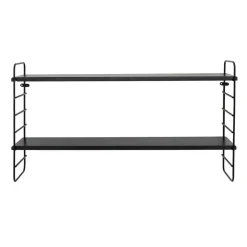 North Hylla 35x65 cm, Svart