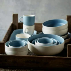 Studio Round Kaffekoppar-North Mugg 4-pack, River Mix