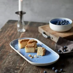 Studio Round Uppläggningsfat-North Serveringsfat 19x38 cm, Matte White/Matte Sand