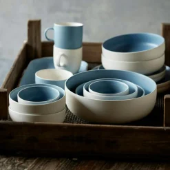 Studio Round Dessertskålar|Serveringsskålar-North Skål 4-pack, River Mix