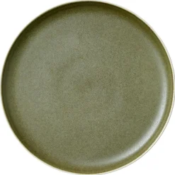Studio Round Assietter-North Tallrik 21 cm, Matte White/Matte Moss