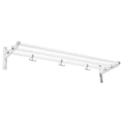 Nostalgi Hatthylla / Skohylla 100 cm, Aluminium / Ek