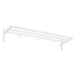 Nostalgi Hatthylla / Skohylla 100 cm, Vit / Ek