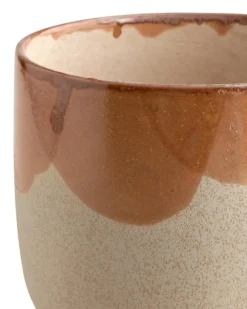 Nougat Kruka Orange / Gul / Cream, 23,5 cm