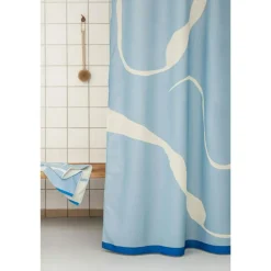 NOVA ARTE Duschdraperi 150x200 cm, Orange/Latte