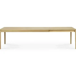 Oak Bok Matbord Utdragbar Ek, 160-240x90 cm