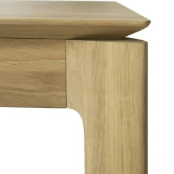 Oak Bok Matbord Utdragbar Ek, 160-240x90 cm