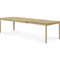 Oak Bok Matbord Utdragbar Ek, 160-240x90 cm