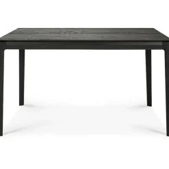 Oak Bok Matbord Utdragbar Svart, 180-280x100 cm