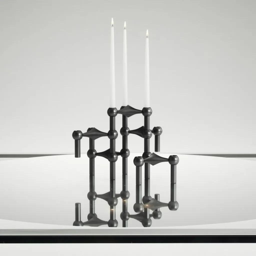 Decotique Soffbord-Observe Soffbord 89x89 cm, Rökfärgat Glas / Spegelglas