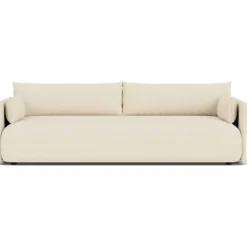 Audo Copenhagen 3-Sitssoffor-Offset 3-sitssoffa, Bouclé 02 Beige