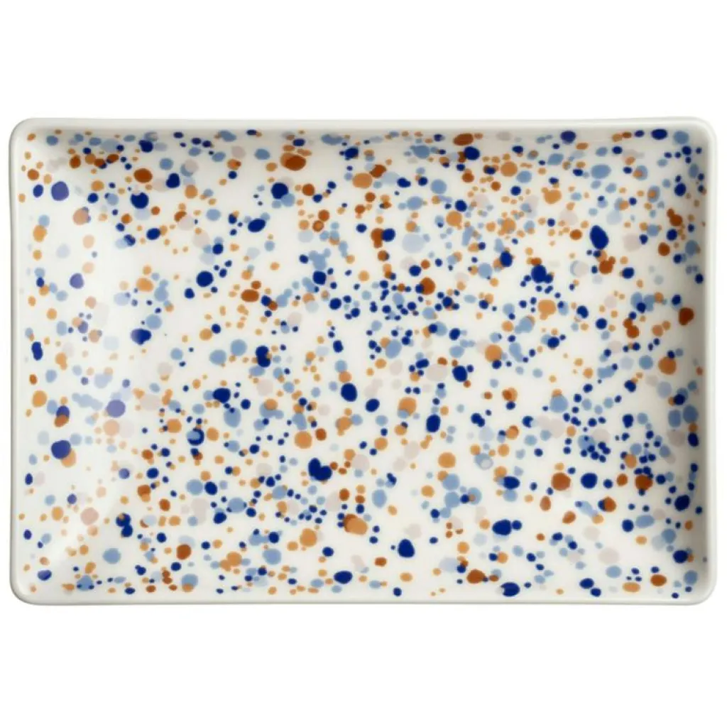 Iittala Mattallrikar-Oiva Toikka Collection Helle Tallrik Blå / Brun, A5 15x21 cm