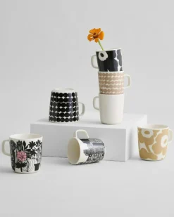 Oiva/Räsymatto Mugg 40 cl, Vit / Beige