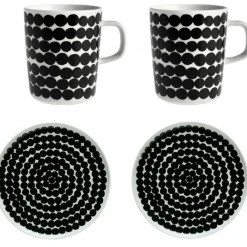 Oiva/Siirtolaputarha Tallrik 20 cm + Mugg 25 cl, 2-pack