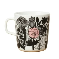 Marimekko Tekoppar|Kaffekoppar-Oiva/Siirtolapuutarha Mugg, 4 dl