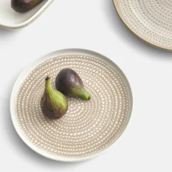 Marimekko Assietter-Oiva/Siirtolapuutarha Tallrik 13,5 cm, Svart/Terra