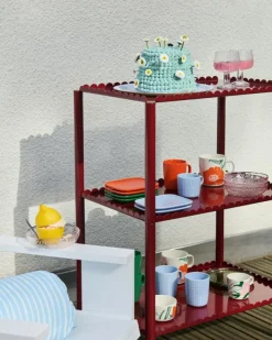 Marimekko Kaffekoppar-Oiva/Tiiliskivi Mugg 25 cl, Ljusblå / Off-white