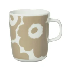 Marimekko Tekoppar|Kaffekoppar-Oiva/Unikko Mugg 25 cl, Vit
