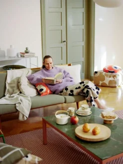 Oiva/Unikko Mugg 40 cl, Vit / Caramel