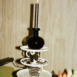 Marimekko Mattallrikar|Kaffekoppar-Oiva/Unikko Tallrik 20 cm + Mugg 25 cl, 2-pack