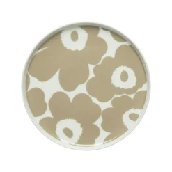 Oiva/Unikko Tallrik Ø20 cm, Vit