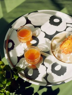 Oiva/Unikko Tallrik Ø20 cm, Vit