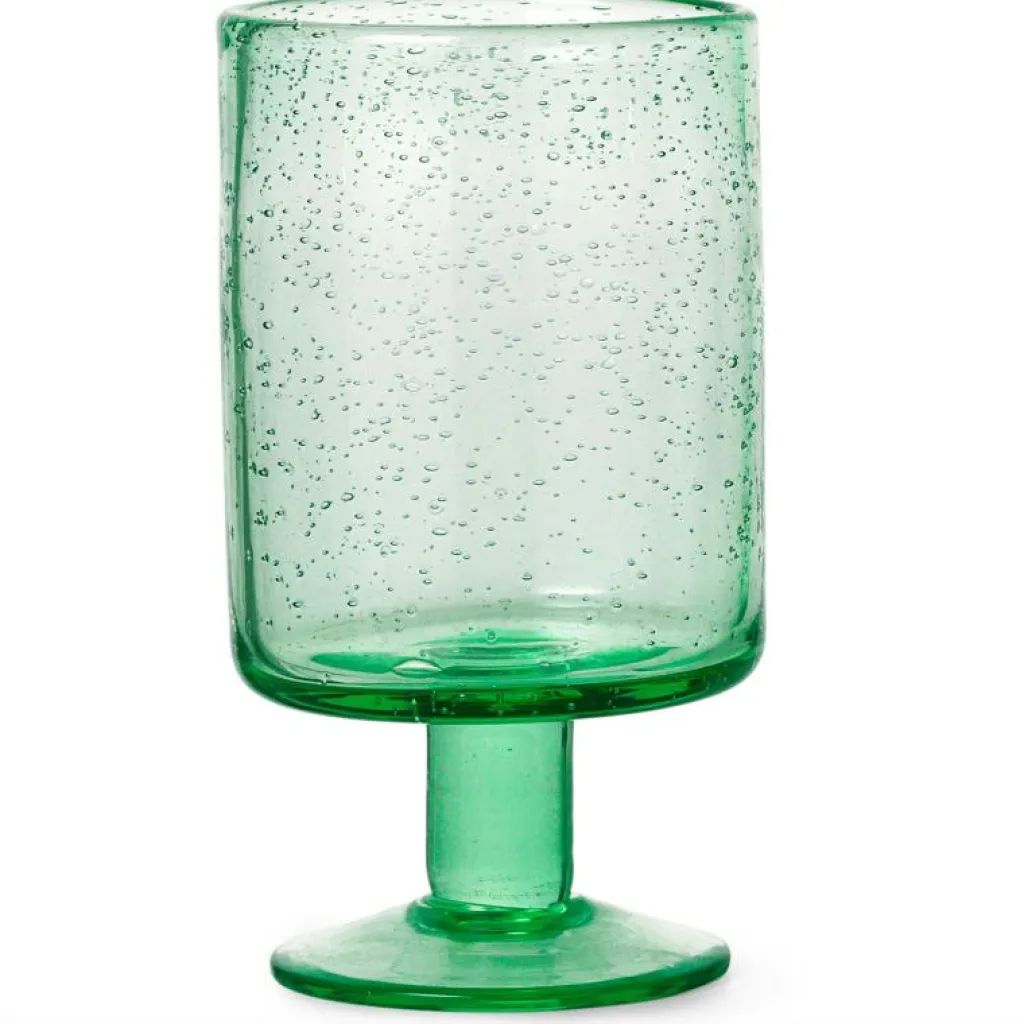 Ferm Living Vinglas|Dricksglas-Oli Vinglas Återvunnet Glas 22 cl