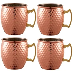 Oliver Bägare 4-pack, Koppar