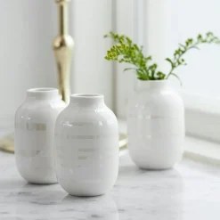 Omaggio Vas Miniatyr 3-pack, Silver