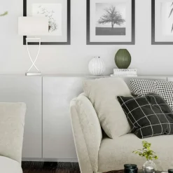 By Rydéns Bordslampor-Omega Bordslampa 69 cm, Mässing / Vit