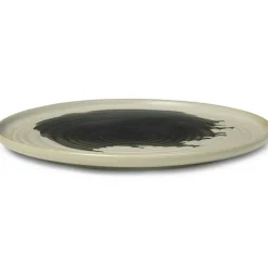 Omhu Tallrik Ø26,5 cm, Off-white/Charcoal