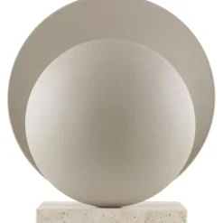 Globen Lighting Bordslampor-Orbit Bordslampa, Beige / Travertin