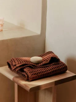 Organic Badhandduk 70x140 cm, Brown Clay