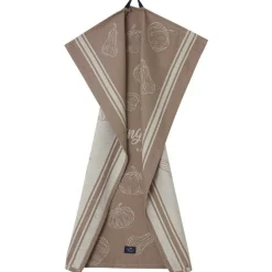 Lexington Kökshanddukar-Organic Cotton Jacquard Kökshandduk 50x70 cm, Brun