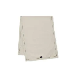 Lexington Dukar & Löpare-Organic Cotton Oxford Löpare Med Kraftiga Stygn 250x50 cm,