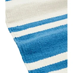 Lexington Bomulls- & Trasmattor-Organic Striped Cotton Matta 80x220 cm, Beige