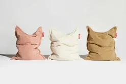 Fatboy Sittsäckar & Sittpuffar-Original Slim Teddy Sittpuff, Cheeky Pink