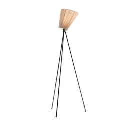 Northern Golvlampor-Oslo Wood Golvlampa, Black/Beige