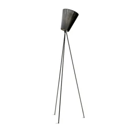 Northern Golvlampor-Oslo Wood Golvlampa, Black/Beige