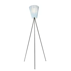 Northern Golvlampor-Oslo Wood Golvlampa, Black/Beige