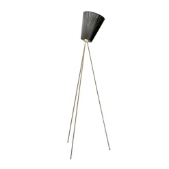 Northern Golvlampor-Oslo Wood Golvlampa, Black/Beige